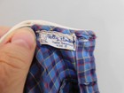 Vintage Polly Flinders Child s Dress 2t Blue Plaid Smocking Label