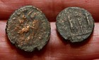2 Small Authentic Ancient Roman Bronze Coins Old Excavation In Europe Lot  y-42