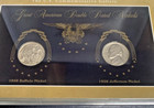 Us Commemerative Gallery Great American Double Dated Nickels