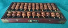 Vintage Lotus Flower Brand Chinese Huanghuali Abacus 11 Rods 77 Breads