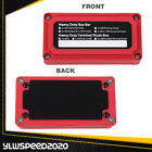 Heavy Duty 4 Way Bus Bar power Distribution Box Terminal Studs 300a 48v Dc Red