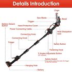 2in1 Cordless Pole Saw Brushless Mini Chainsaw For Tree Trimming W  2 Batteries