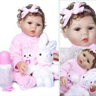 18  Newborn Baby Dolls Silicone Vinyl Realistic Girls Handmade Doll Xmas Gift