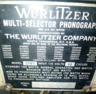 Vintage Wurlitzer 2310s Jukebox Without Amplifiers And Power Supply