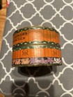 Vtg Art Deco Richard Hudnut Ny Paris 3 Flowers Face Powder Box