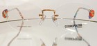 Vintage Cosmopolitan Cosmo 429  Eyeglasses Cofetti  Marine New Rimless 55-18-140
