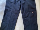 Dickies Loose Fit Work Pants Mens 32x32 Navy Blue Straight Leg Durable Casual 