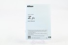 Nikon Z Fc Digital Camera Instruction Manual  g246