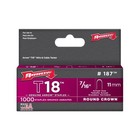 Arrow Fastener 187 Heavy Duty Staples  18 Ga  Round Crown  7 16 In Leg L 