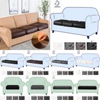 Stretch Pu Leather Sofa Covers Waterproof Couch Seat Slipcovers Cushion Cover