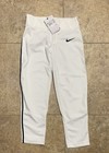 Nike Kids Xs Baseball Pants Bq6443-100 White   Navy Nwt 