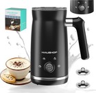 Haushof 4-in-1 Electric Milk Frother Steamers Large Capacity Automatic Warm Cold