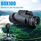 Day   Night Vision 80x100 Zoom Hd Monocular Starscope Monocular Telescope Bak4