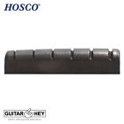New Hosco Black Bone Nut For Gibson Style Pre-slotted And Shaped 43 4mm 1-45 64 