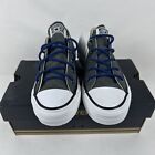 Converse Chuck Taylor All Star Shoes Womens 6 Mens 4 Grey Low Top Suede Sneakers
