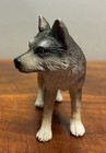 Schleich Wolf Retired 2008 Grey Wolf Plastic Figurine Figure Toy Wild Animal
