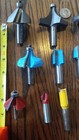 Lot Of 18 Woodworking Router Bits - 1 2   1 4    Mini Shank - Amana  Freud Bosch