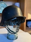 Orig  Ww1 German M1916 Transitional Helmet Reissue Single Decal  Liner Size 58