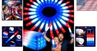 Patriotic Foam Glow Sticks 24 Pack Light Up Party Favors For Independence Day
