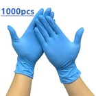 1000pcs 4 Mil Disposable Nitrile Exam Glove Latex powder Free S  M  L  Xl Gloves