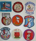 Lot Of 9 Patch - Snoopy Says Fark You Jane - 1969 Cruise  Vietnam War   S 9-3