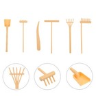 Mini Zen Sand Rakes Set Of 6 Bamboo Rock Garden Sand Tray Rake Tools For Home   