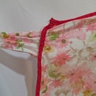 Vintage Full Bib Pinafore Apron Grandma  Floral Print  Over The Shoulder Straps