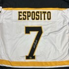 Phil Esposito Hand Signed Boston Bruins Hockey Jersey  7 Autograph Coa Holo
