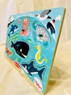 Melissa   Doug Sea Creatures Wooden Peg Puzzle  6 Pcs 
