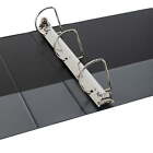 3-ring Durable View Binder  2  D-rings  Black 1 Count  New