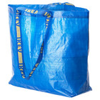 Ikea Frakta  Blue Medium Tote Bag Reusable Eco Grocery Laundry Storage -10 Gal