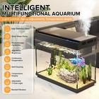 Fish Tank  2 4 Gallon Fish Aquarium  Fish Tank Starter Kit With Smart Humidif   