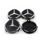 4pcs 75mm Wheel Center Hub Caps Cover Logo Badge Emblem For Mercedes Benz Usa