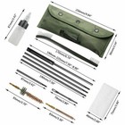 For  22lr   223   257  5 56mm Rifle Gun Cleaning Kit Brush Cleaner With Pouch Us