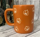Rae Dunn Trick Or Treat Mug Orange  Halloween Pumpkins All Around
