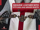 Genuine Leather Baldric Sword Holder Adjustable Belt For Renaissance Fairs  Larp