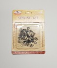 28 Sets Hooks And Eyes Silver And Black Assortment Small Size