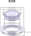 1 2 Sets 2 Inch Silicone Patio Table Umbrella Hole Ring And Cap For Patio Deck