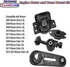 Engine Motor Mount Kit - Complete Set Of 4 For 2007-2012 Nissan Versa 1 8l   200