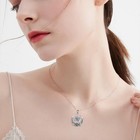 Luhe Pentagram Necklace Sterling Silver Chakra Moon Pentagram Pentacle Pendan   