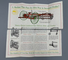 1930s Massey Harris No 3 Rake Horse Tractor Brochure Farm Advertising Vintage