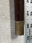 Antique Wooden Flute With Brass Ends 