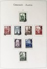 Austria Used Stamp Collection In Huge Lindner Album