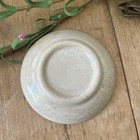 Brown Transferware Butter Pat Unmarked meakin Blossom heavily Stained chippy 