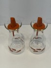 Vintage Pyrex Autumn Harvest Wheat Salt   Pepper Shakers - Rare-excellent