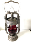 Dietz King Fire Dept  Lantern   By The Seagrave Co  Columbus  Oh  Ruby Globe   