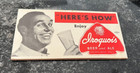 Rare Iroquois Indian Head Beer   Ale Bowling Record Booklet Buffalo Ny