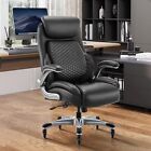 High Back Leather Office Chair Executive Office Desk Task Computer Chair