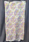 Vtg Springtime Floral Fabric Easter 95   x44    Tulips Daffodils