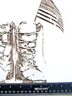 American Flag And Boots Reusable 10 Mil Myla Flag In Boots